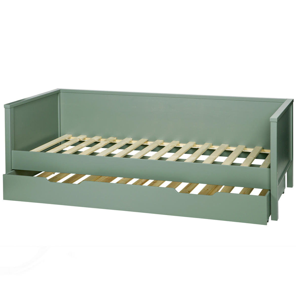 BETT 90/200 cm  in Jadegrün  - Jadegrün, Basics, Holz (90/200cm) - MID.YOU