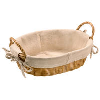 KOŠARICA ZA KRUH     30/21/9 cm         - naravne barve, Basics, umetna masa/tekstil (30/21/9cm) - Kesper