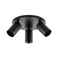 DECKENSTRAHLER - Schwarz, Design, Metall (25/25/12,5cm)