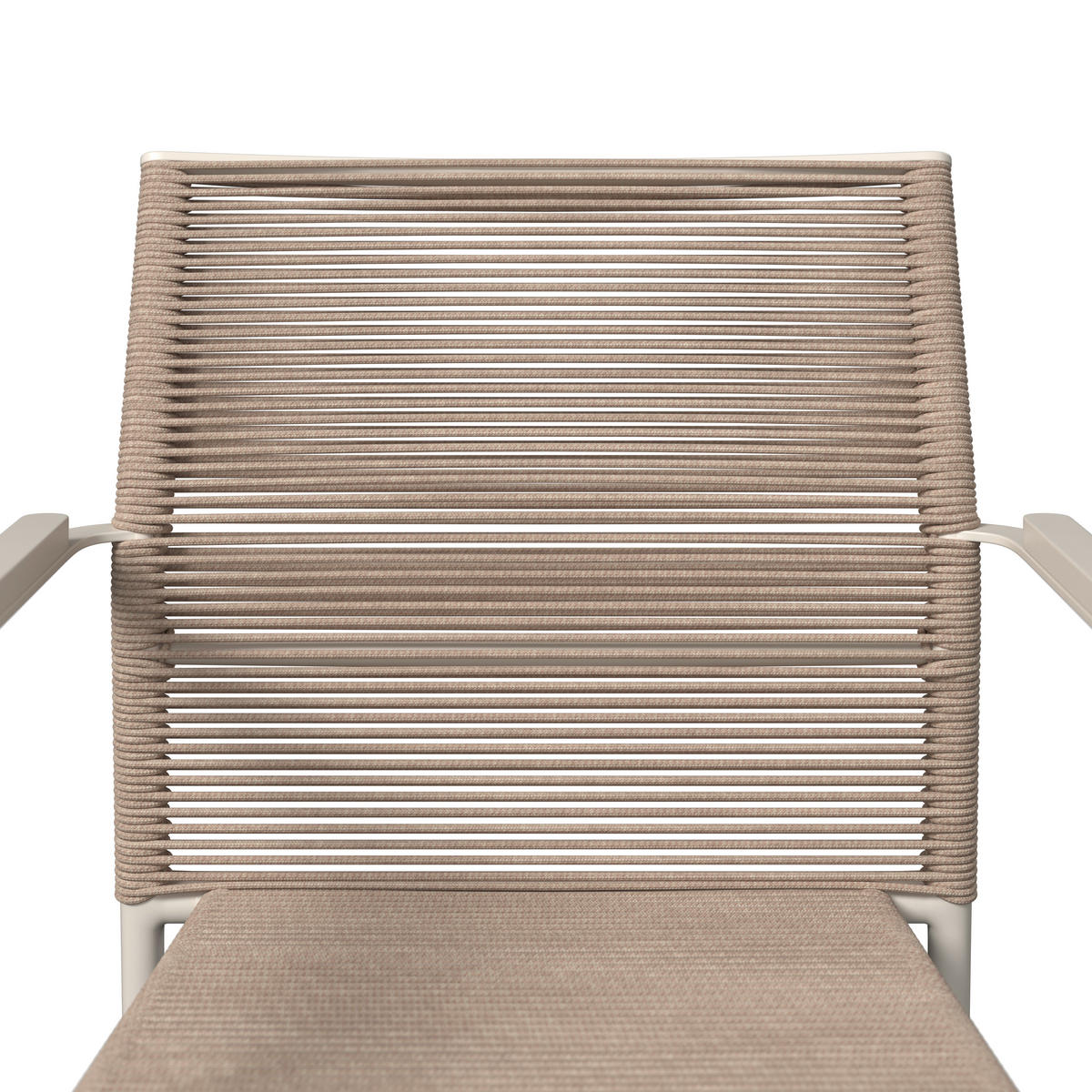 STAPELSESSEL Aluminium Beige  - Beige, Design, Textil/Metall (54/81,5/59cm) - Ambia Garden