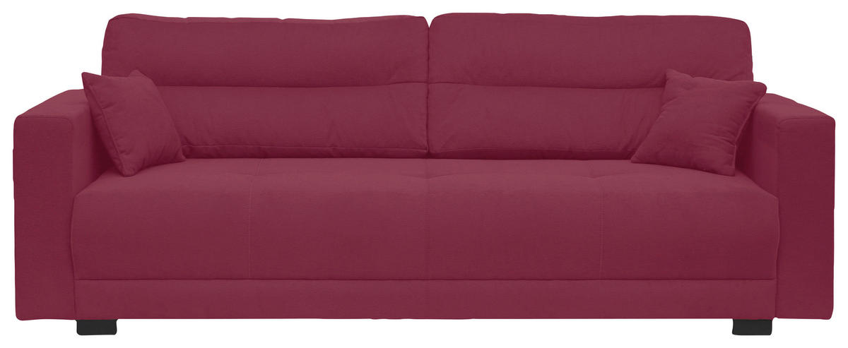 KANAPÉ bordó  - bordó, Basics (240/75/108cm) - Carryhome