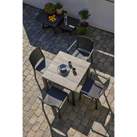 STAPELSTUHL Anthrazit  - Anthrazit, Basics, Kunststoff (46/80/56cm) - Siena Garden