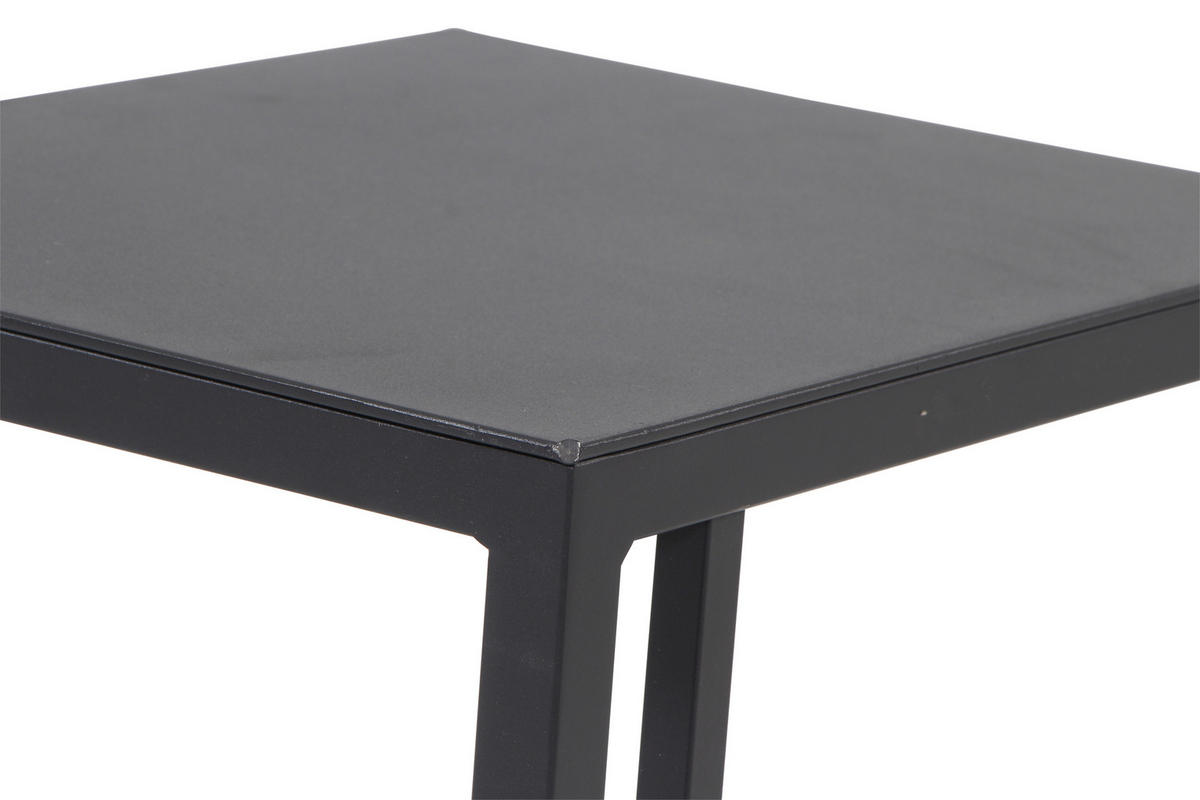 GARTENBEISTELLTISCH  - Anthrazit, Basics, Metall (33,5/50/40cm) - Siena Garden