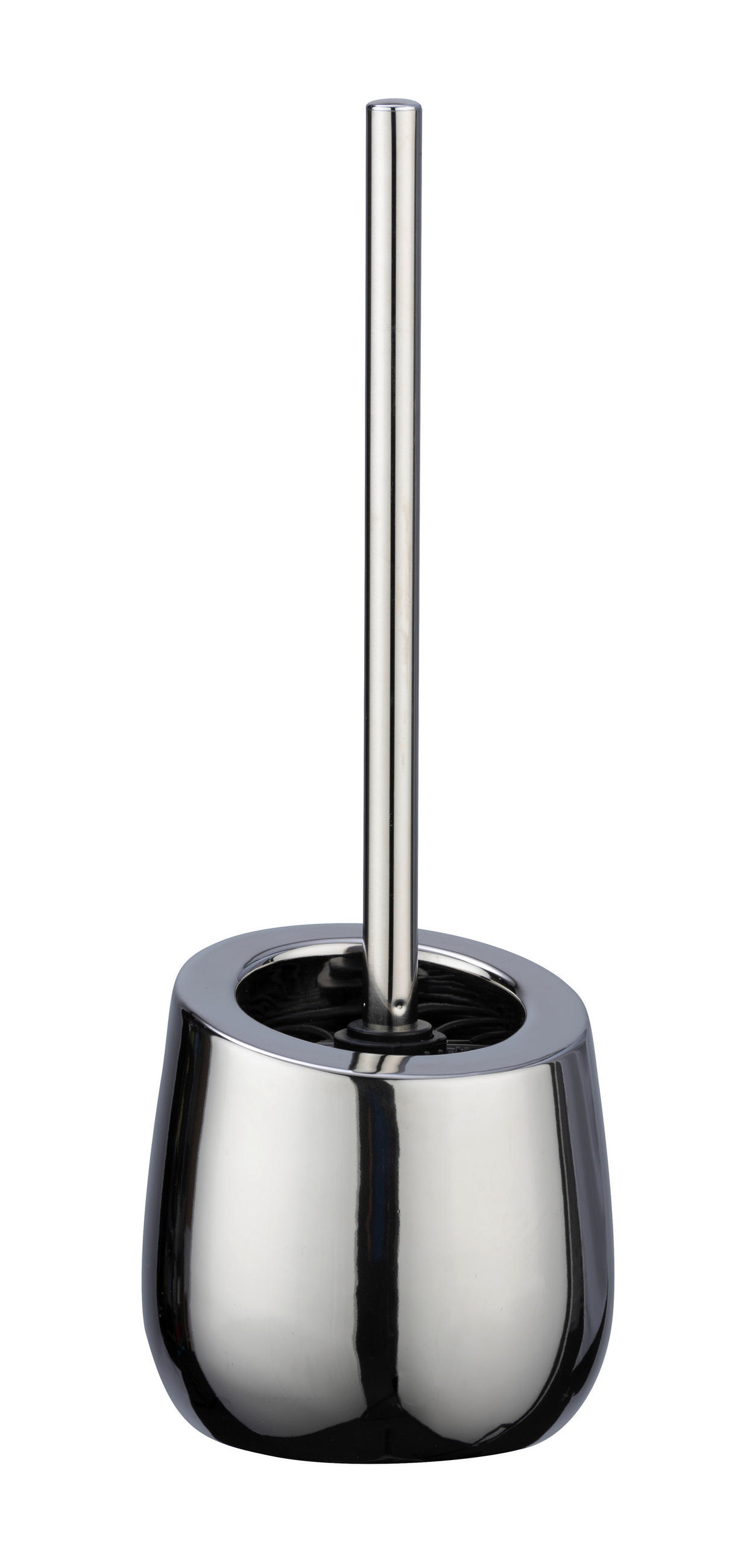 WC-BÜRSTENGARNITUR in Keramik  Kunststoff   - Chromfarben, Basics, Keramik/Kunststoff (13,5/38/13,5cm) - Wenko