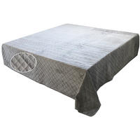 ÁGYTAKARÓ  - antracit, Basics, textil (220/2/230cm)
