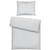 BETTWÄSCHESET Satin 160/210 cm  65 cm/100 cm  - Silberfarben, Basics, Textil (160/210cm) - Novel