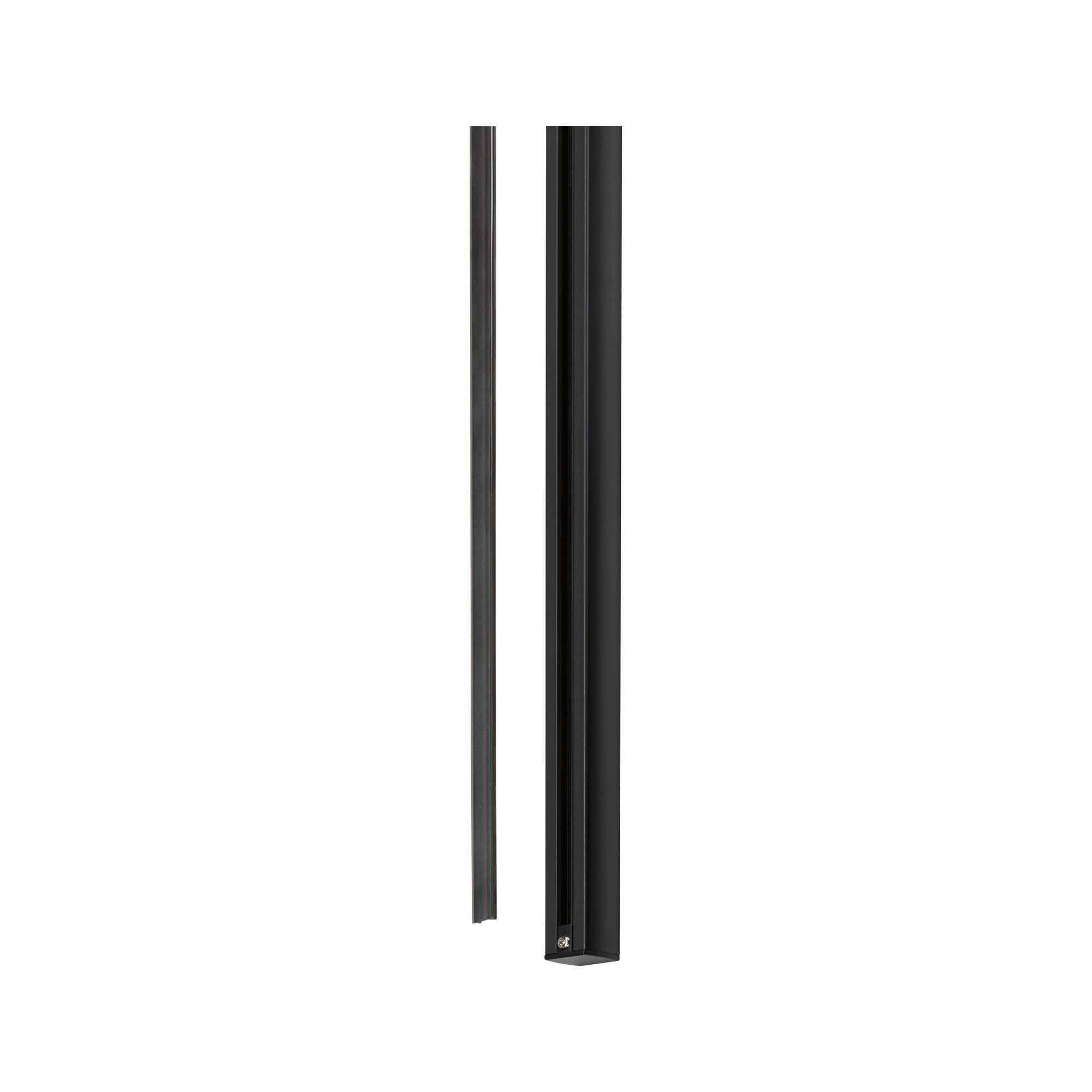SCHIENENSYSTEM-ABDECKSCHIENE 70 cm   - Schwarz, Basics, Kunststoff (70cm) - Paulmann