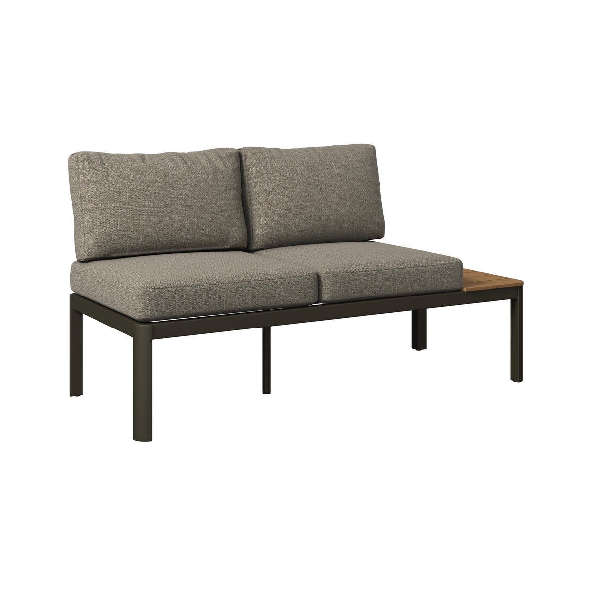 LOUNGE GARNITÚRA 3 részes   239.5/215/83 cm  - natúr színű/Pezsgő, Design, műanyag/textil (239.5/215/83cm) - Amatio