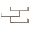 WANDREGAL 120/67/22 cm  - Beige, Design, Holzwerkstoff (120/67/22cm) - Livetastic
