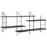 REGAL in 191/79/25,5 cm Schwarz - Schwarz, Design, Holz/Metall (191/79/25,5cm) - Lomoco REGAL in 191/79/25,5 cm Schwarz - Schwarz, Design, Holz/Metall (191/79/25,5cm) - Lomoco