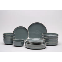 KOMBISERVICE Blau Bastia azzurro 16-teilig 4 Personen  - Blau, Trend, Keramik - Novel