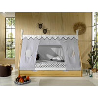 HAUSBETT Rollrost, Bettschublade 90/200 cm  in Kieferfarben, Weiß  - Weiß/Kieferfarben, MODERN, Holz/Holzwerkstoff (90/200cm) - MID.YOU