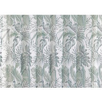 Perdea Tip Plasă  - verde, Basics, textil (295cm)