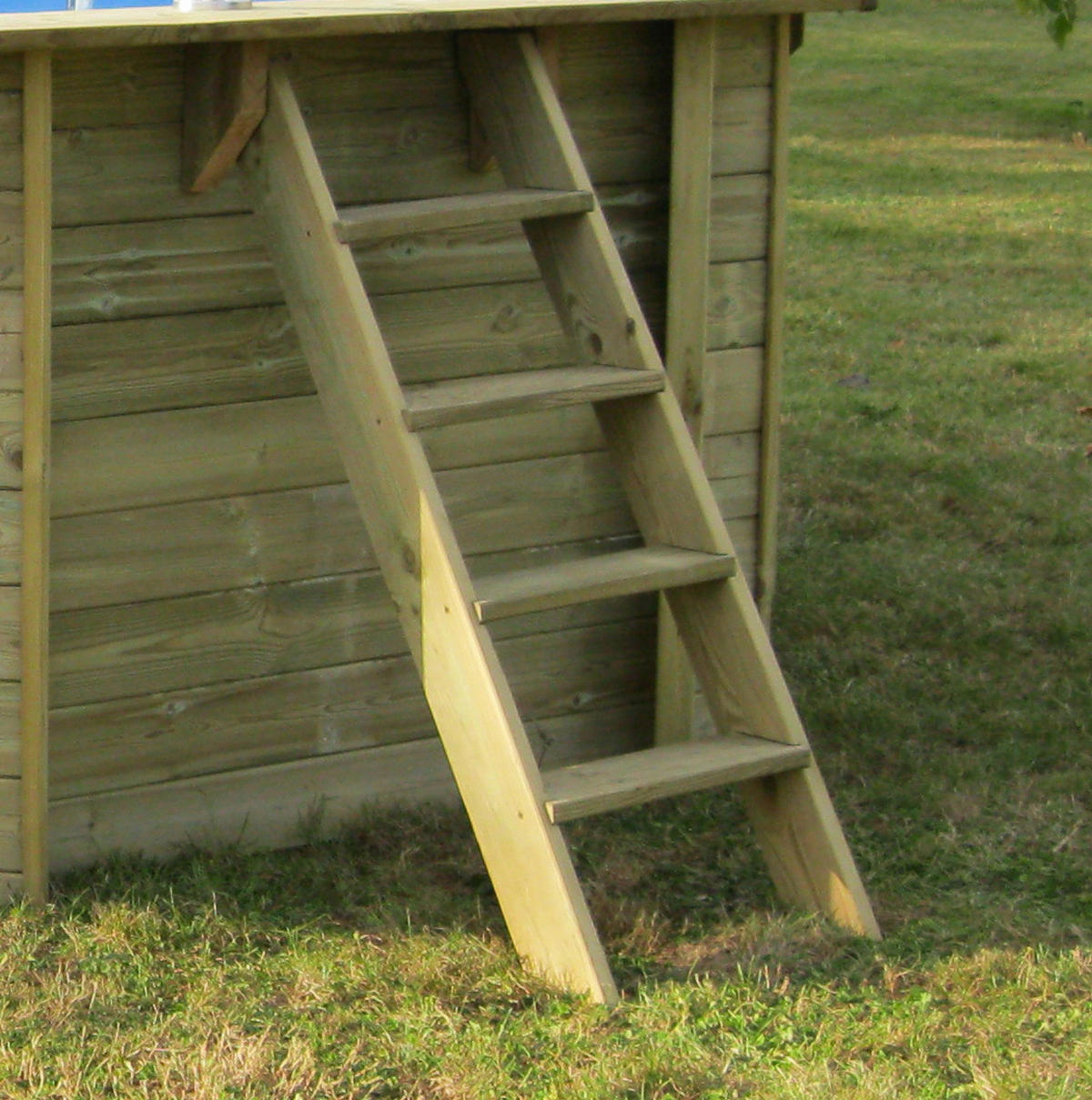 POOL-SET 2024 620/420/133 cm  - Kieferfarben, KONVENTIONELL, Holz (620/420/133cm) - Gre