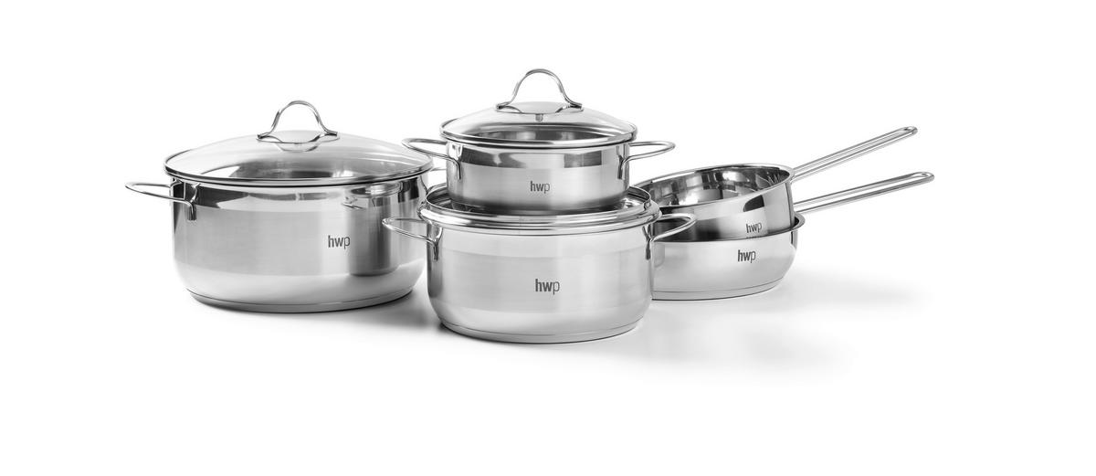 SET POSOD  VERONA   kovina, umetna masa   - barve nerjavečega jekla/črna, Basics, kovina/umetna masa - Homeware Profession.