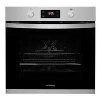 EINBAUBACKOFEN PBWK3 OH8V IN  - Silberfarben, Basics, Glas/Metall (59,5/59,5/54,9cm) - Privileg