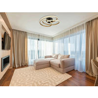 LED-DECKENLEUCHTE 50/16 cm   - Goldfarben/Opal, Design, Kunststoff/Metall (50/16cm) - Globo