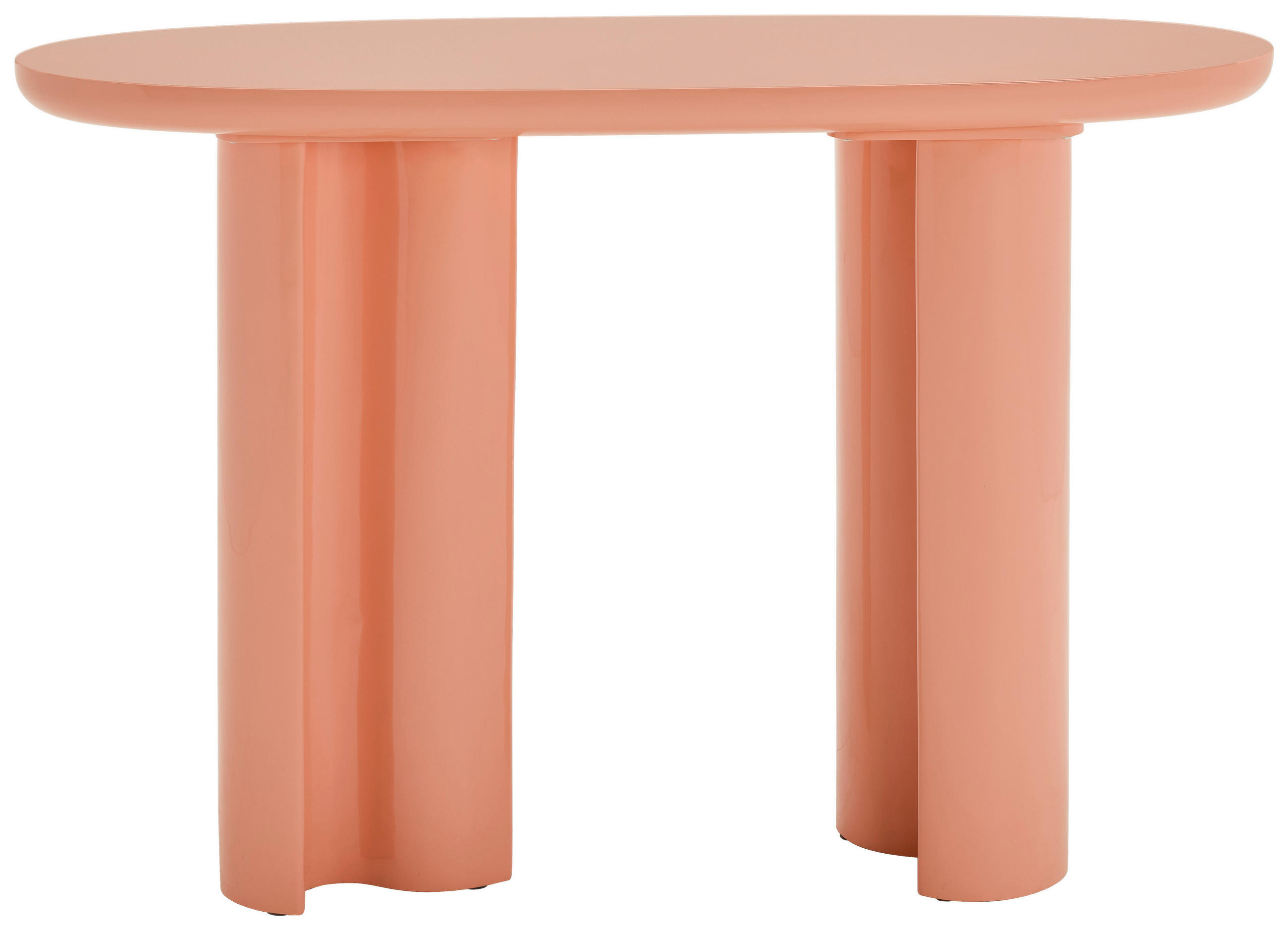 KONSOLENTISCH Orange  - Orange, Design, Holzwerkstoff (120/35/80cm) - Novel