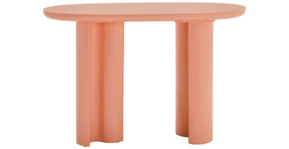 KONSOLENTISCH Orange  - Orange, Design, Holzwerkstoff (120/35/80cm) - Novel