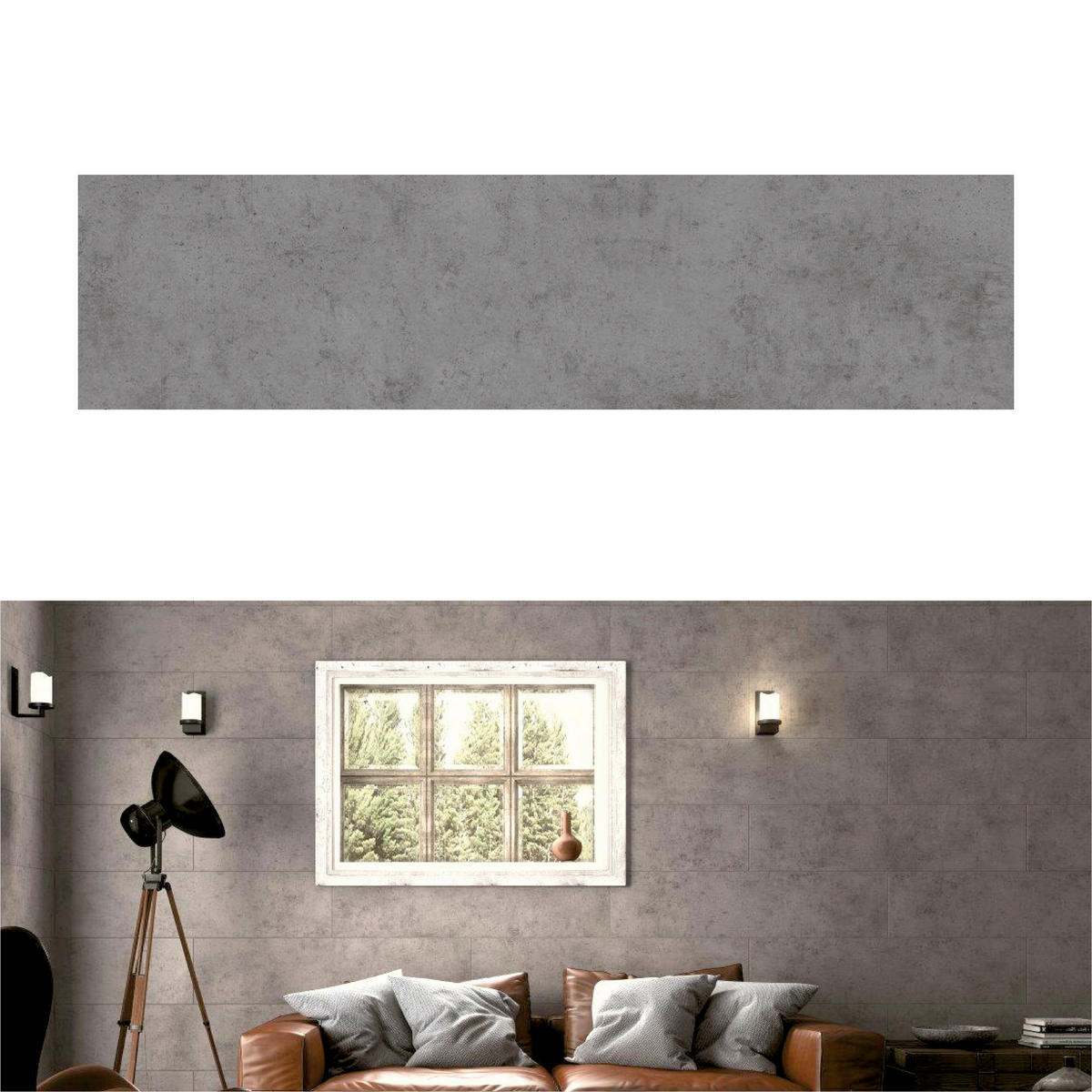 WANDPANEEL Baridecor Aqua Hellgrau  - Hellgrau, Design, Kunststoff (120/30/0,4cm)