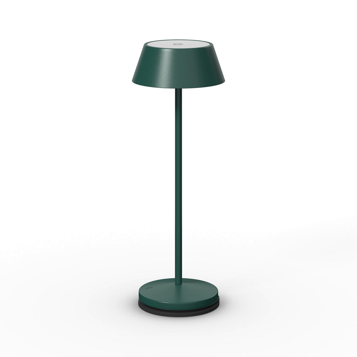 AKKU-TISCHLEUCHTE 11/30 cm  - Dunkelgrün/Schwarz, Trend, Kunststoff/Metall (11/30cm) - Novel