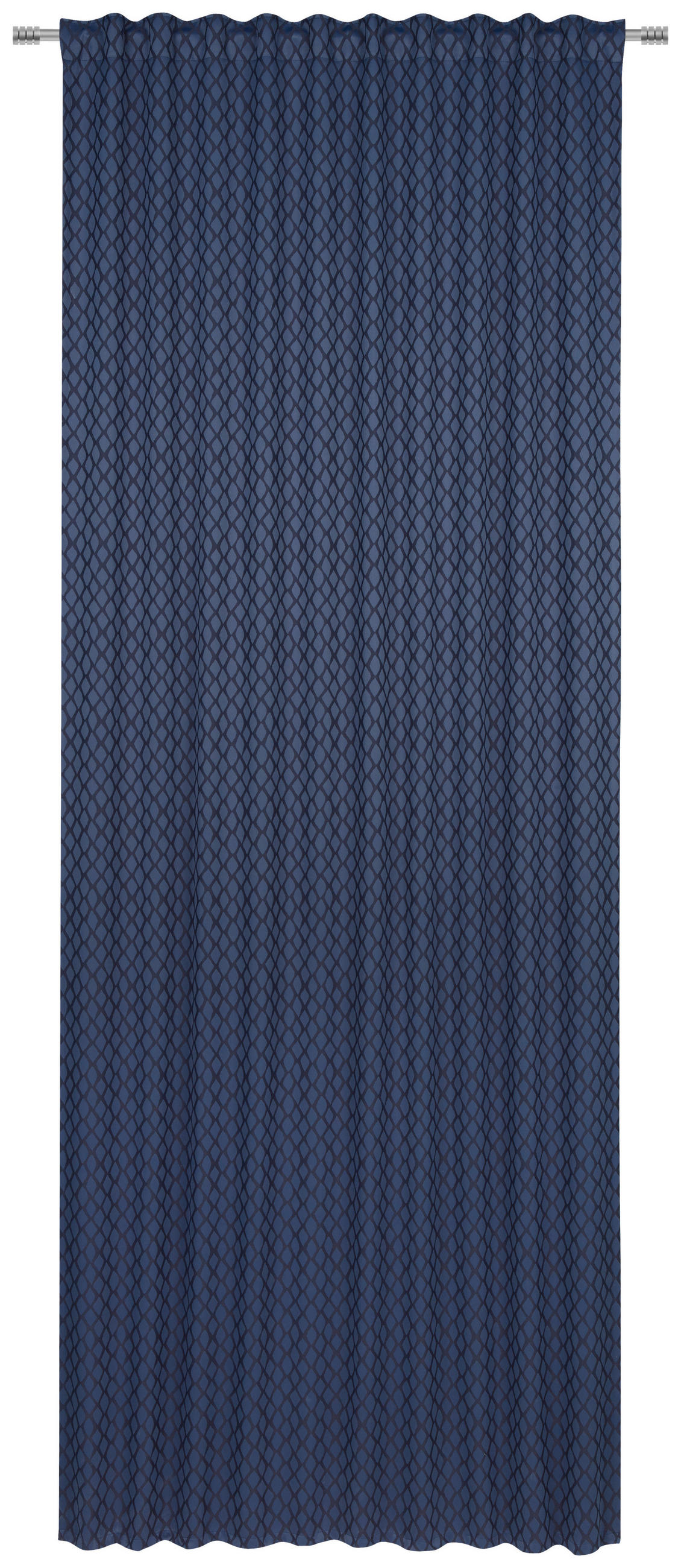 FERTIGVORHANG LUNA blickdicht 140/245 cm - Blau, KONVENTIONELL, Textil (140/245cm) - Dieter Knoll
