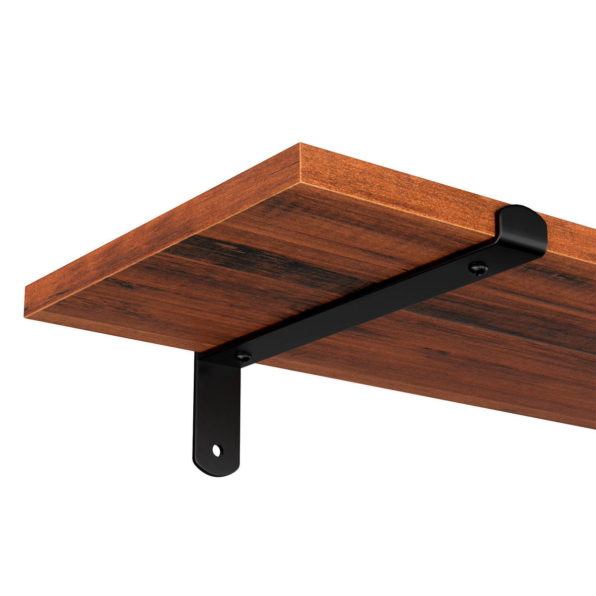 WANDBOARDSET in 60/7/20 cm Braun, Schwarz  - Schwarz/Braun, Trend, Holzwerkstoff/Metall (60/7/20cm) - Boxxx