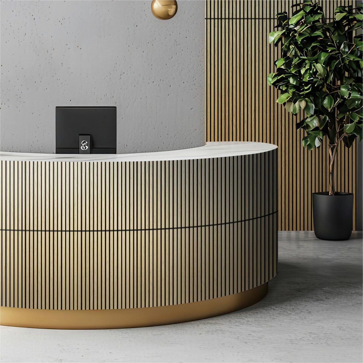 AKUSTIKPANEEL Echtholz Wallution PRO 2 Stück  - Eichefarben, Basics, Holz/Holzwerkstoff (60/60/0.75cm) - Novel