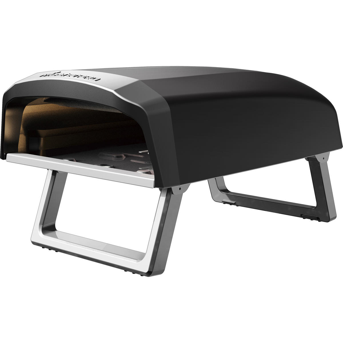 PIZZAOFEN PIZZA OVEN  - Schwarz, Basics, Metall (71/31/50cm) - BERGNER