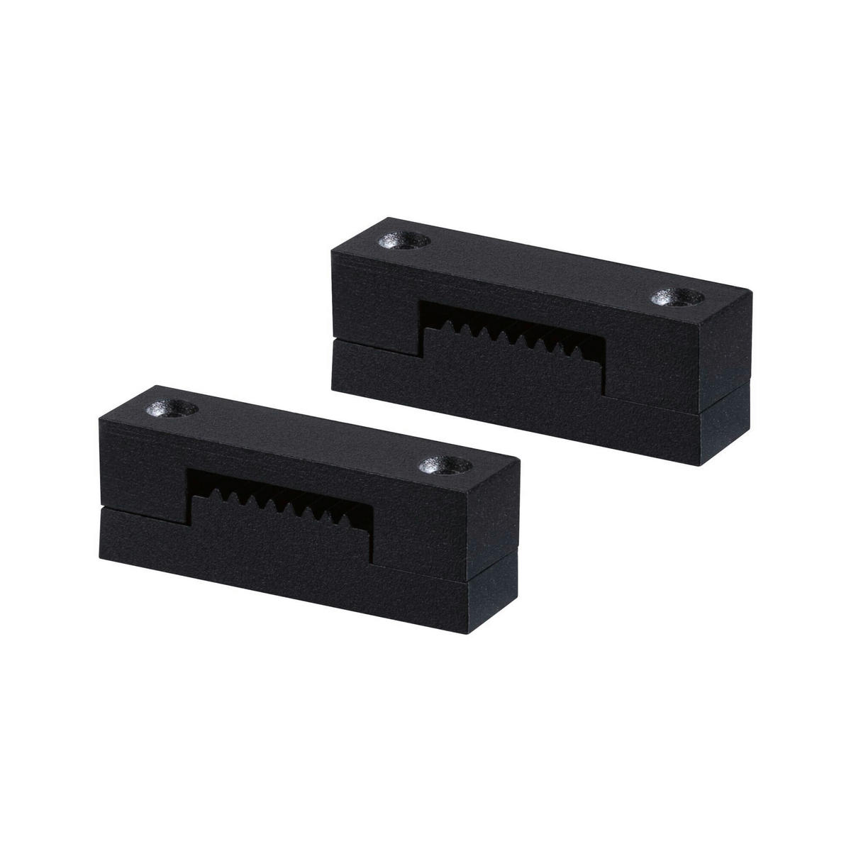 SEILSYSTEM-MONTAGESET ULine 4,5/1,8/1,5 cm   - Schwarz, Basics, Metall (4,5/1,8/1,5cm) - Paulmann
