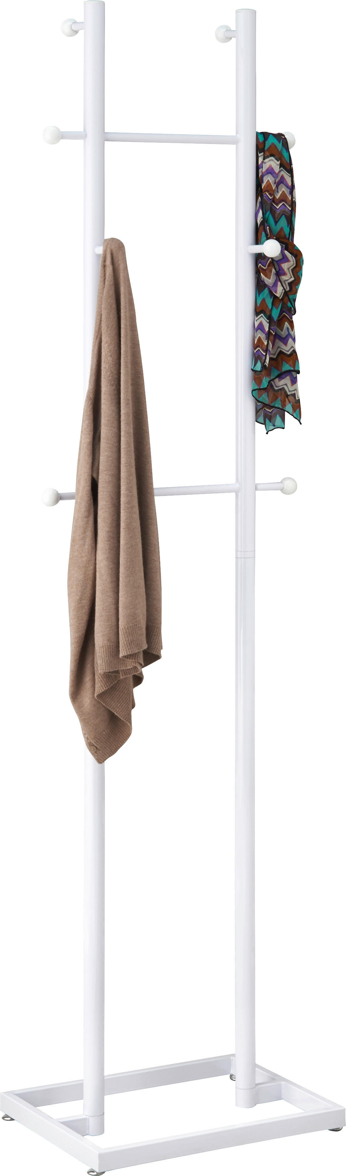 CUIER TIP POM in alb 46/179/34 cm   - alb, lemn/metal (46/179/34cm) - Carryhome