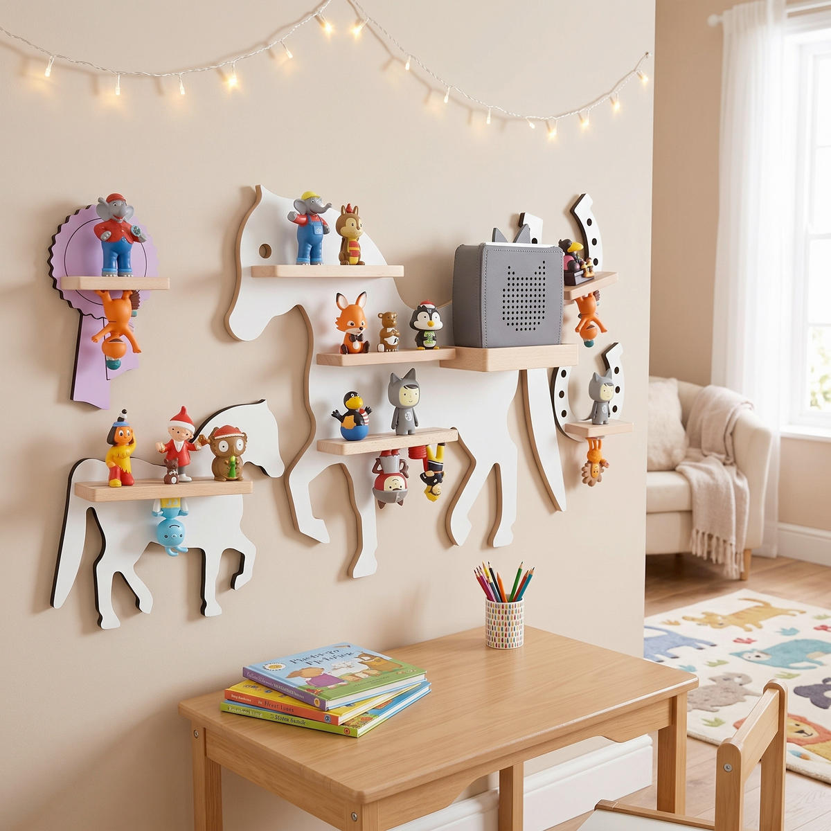 KINDERREGAL  - Weiss, Modern, Holzwerkstoff (46/43/19cm) - Livetastic