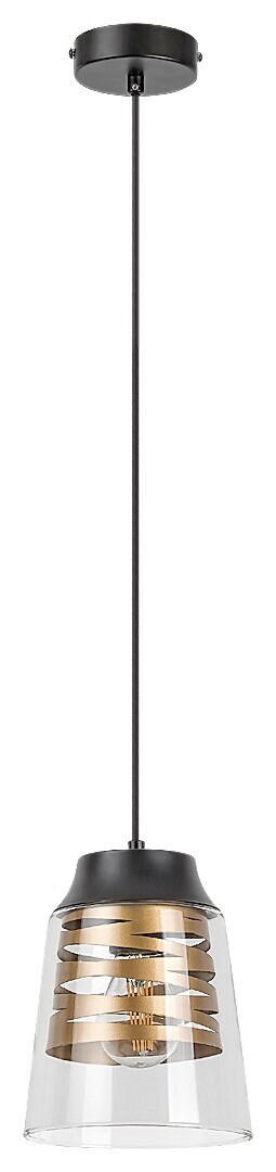 LUSTER       - providno/zlatna, Trendi, staklo/metal (120/15,5cm)