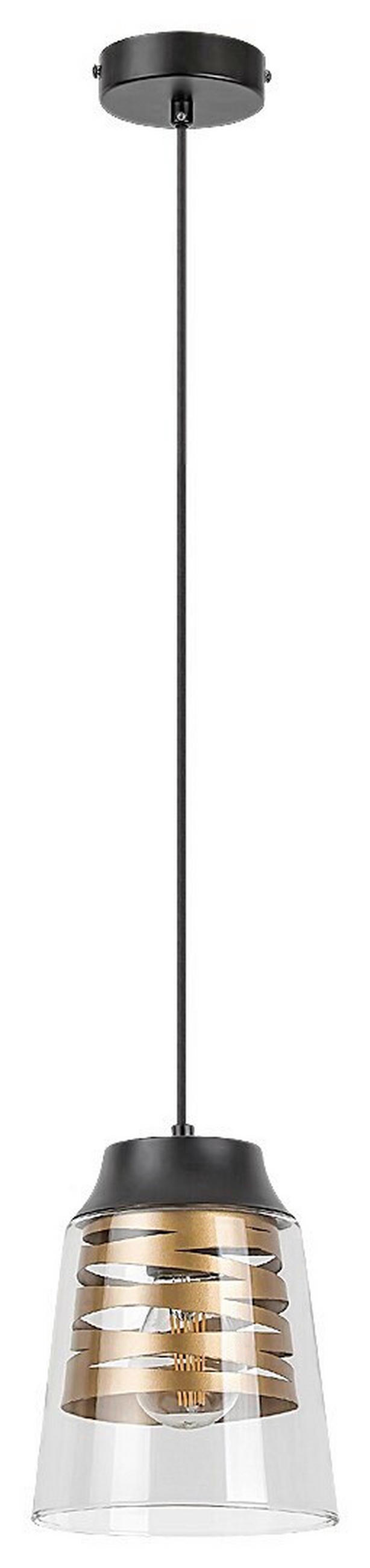 LUSTER       - providno/zlatna, Trendi, staklo/metal (120/15,5cm)