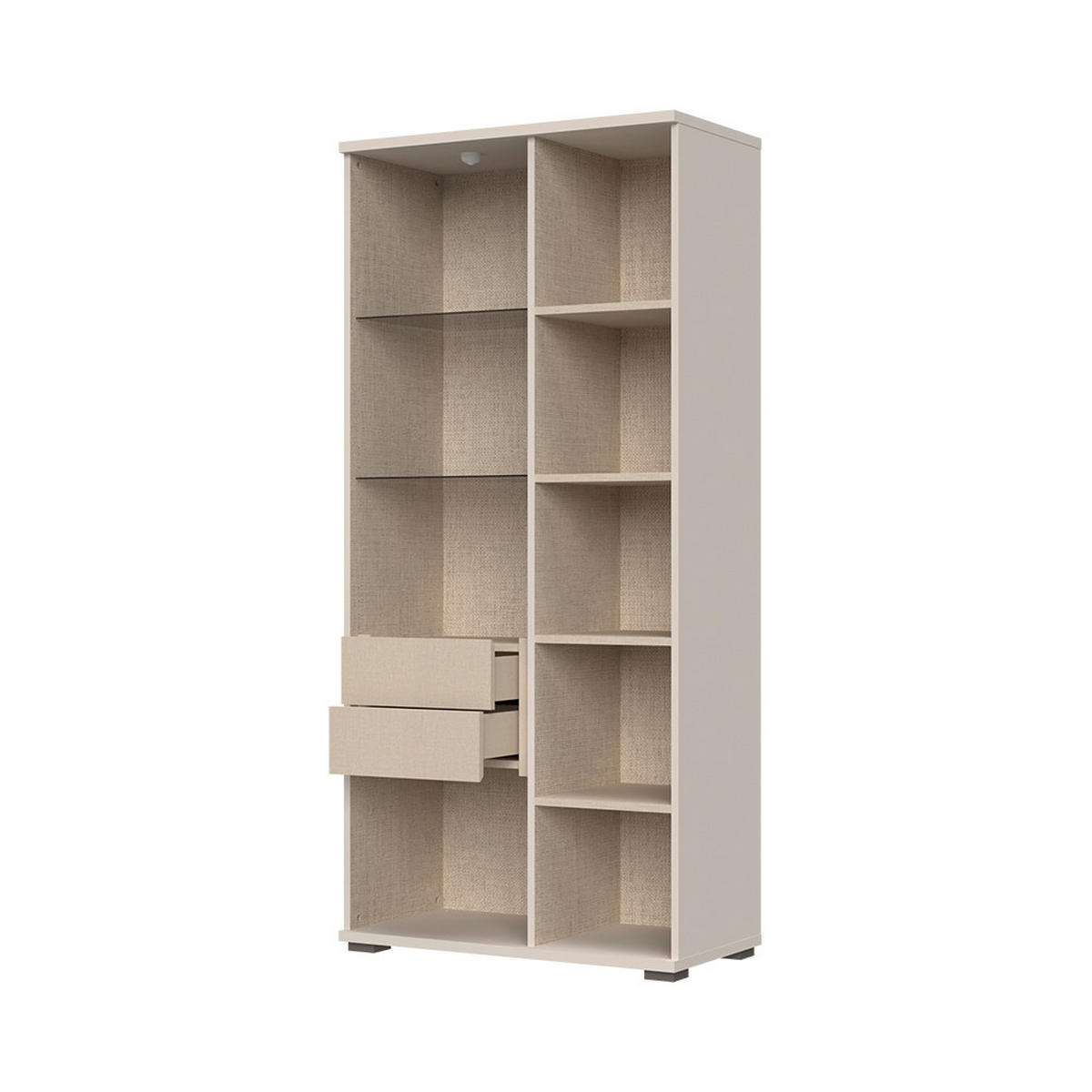 VITRINA   - Dizajnerski, staklo/pločasti materijal (90/193/46cm) - Hom`in