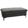 HOCKER in Textil Dunkelgrau  - Dunkelgrau/Schwarz, Design, Textil (124/46/68cm) - Xora