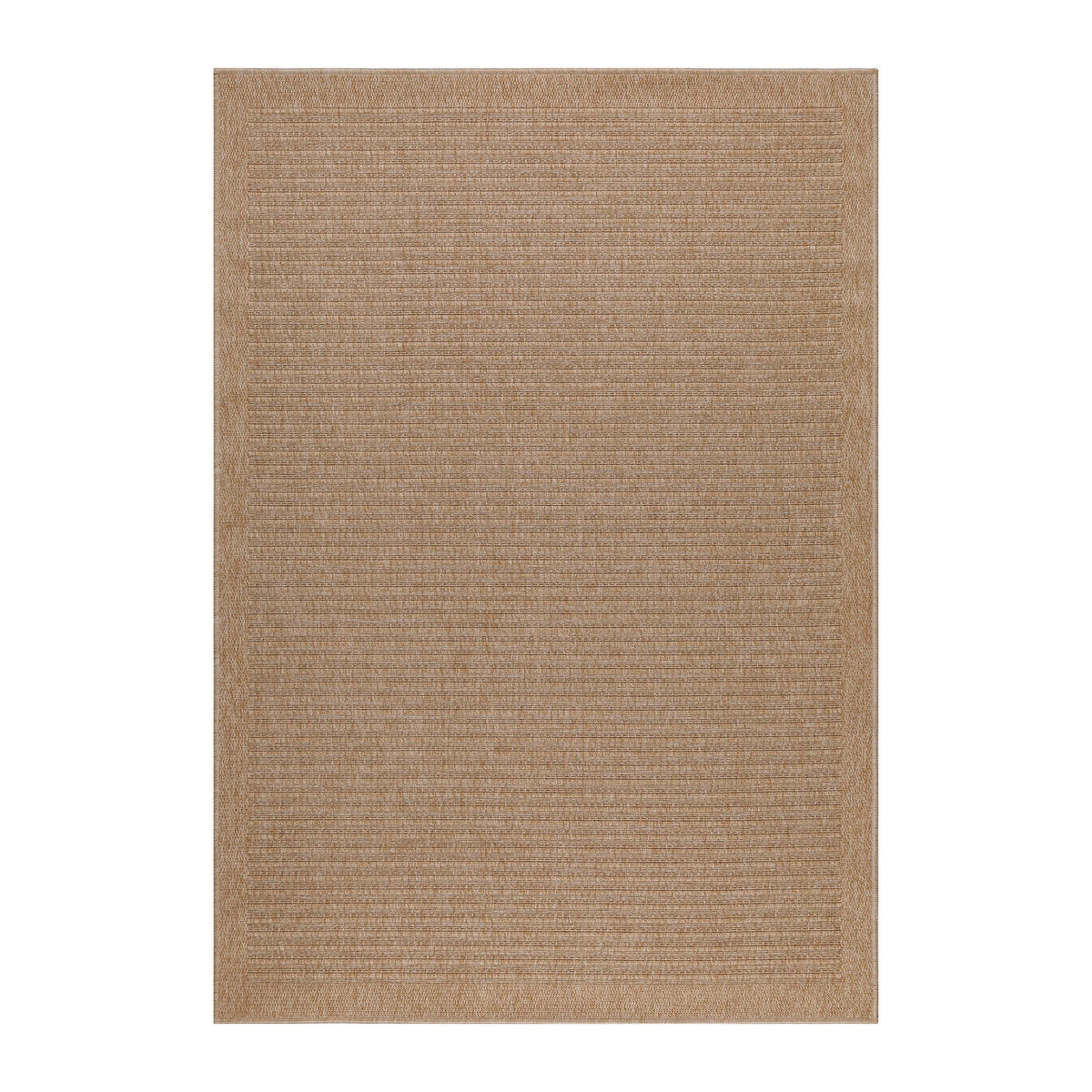 TEPPICH Outdoor Flachgewebe Vintage Polypropylen Balkon Beige Rechteckig 200x290 - Beige, Textil (200/290cm) - KADIMA DESIGN