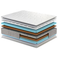 MATRAC 80/200 cm  - kék/fehér, Modern, textil (80/200cm) - Sleeptex