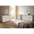 SIDEBOARD  in 130/88/38 cm  - Beige/Schwarz, KONVENTIONELL, Holzwerkstoff (130/88/38cm) - Voleo