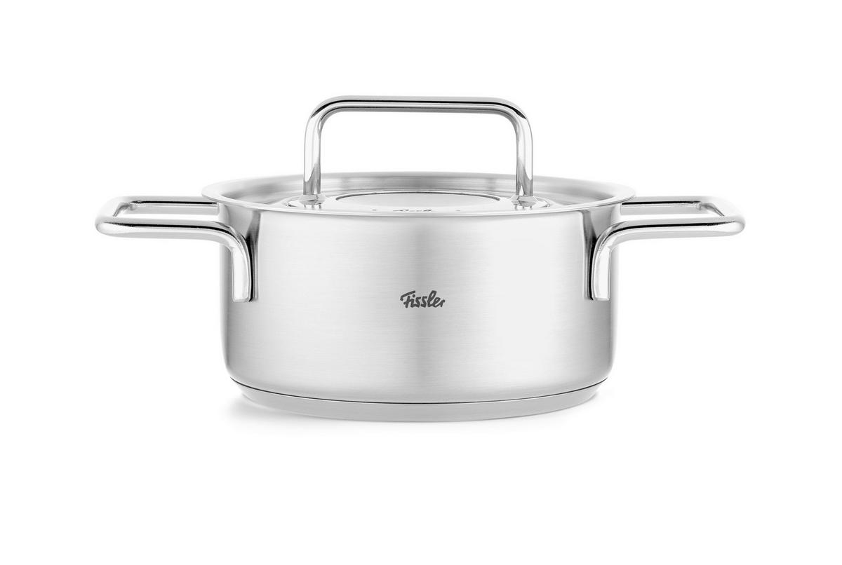 KOCHTOPF Pure 1,9 l  - Silberfarben, Basics, Metall (16cm) - Fissler