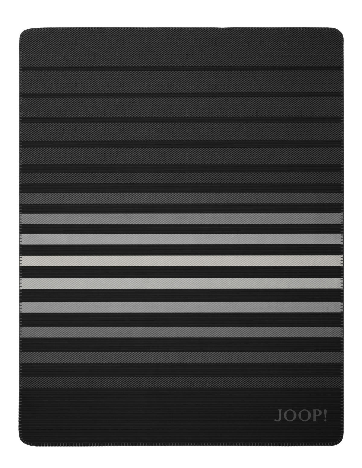 WOHNDECKE Shutter 150/200 cm  - Schwarz, Design, Textil (150/200cm) - Joop!