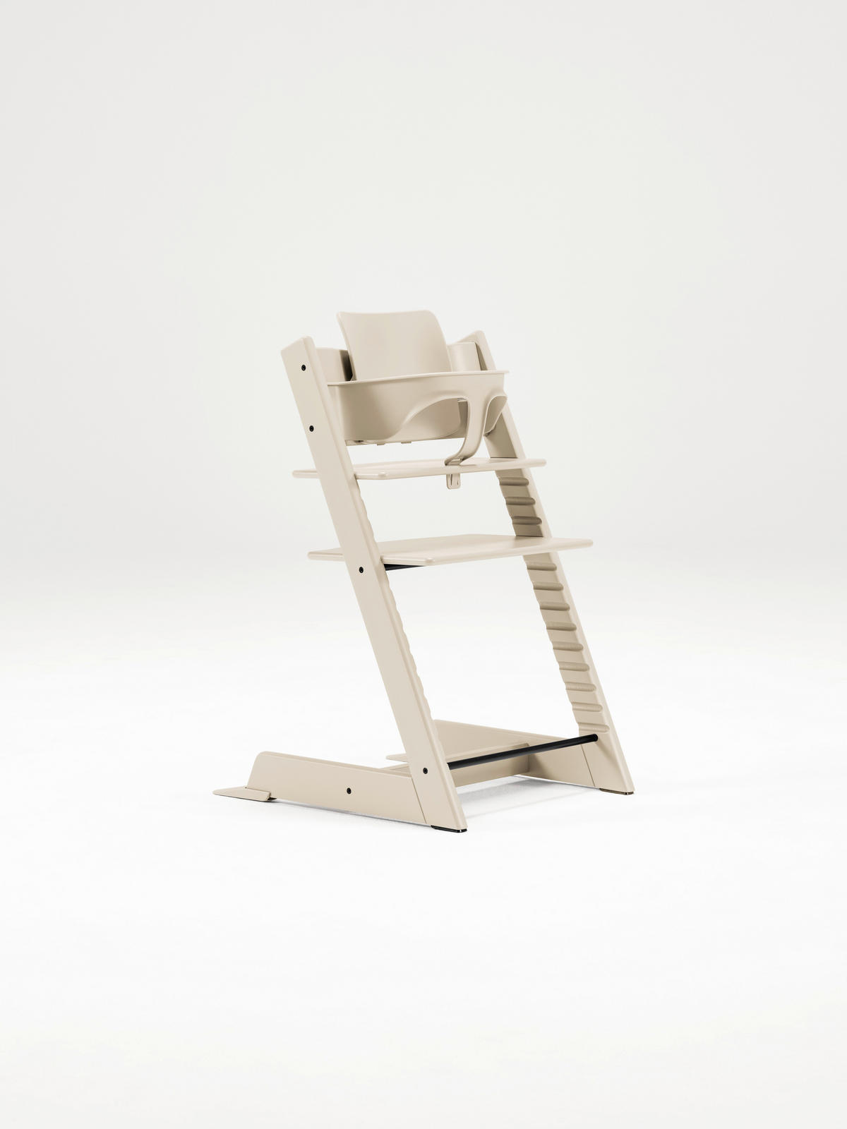 HOCHSTUHL-SET Tripp Trapp Bundles  - Perlmutt, Basics, Holz (87/65/46cm) - Stokke