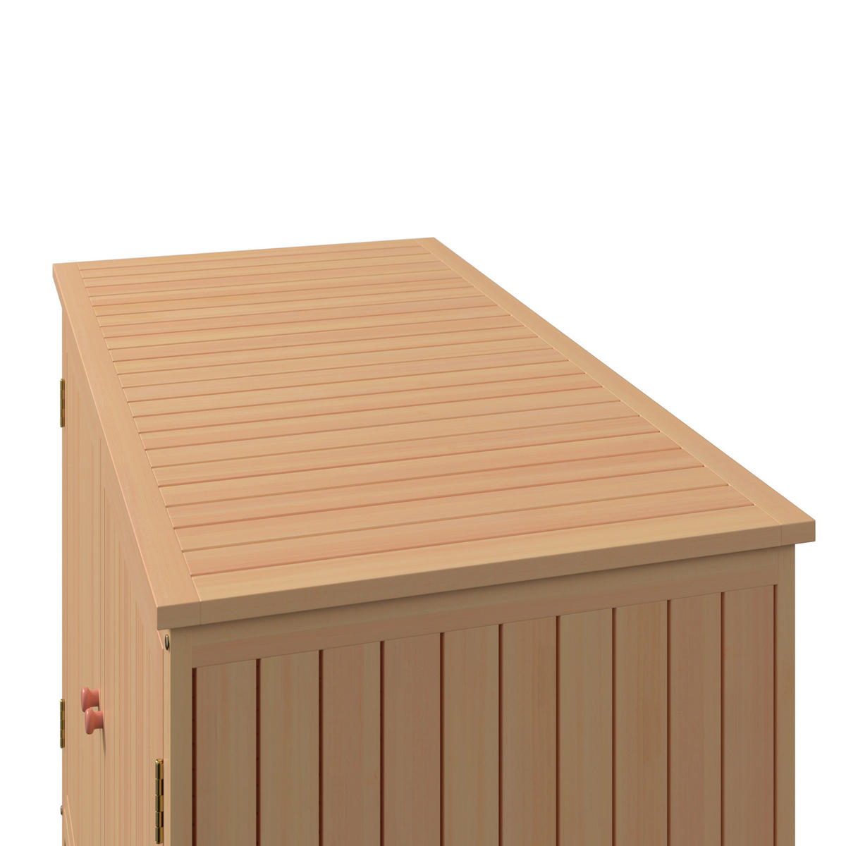 GARTENKOMMODE 110/75/35 cm  - Akaziefarben, MODERN, Holz/Kunststoff (110/75/35cm) - Ambia Garden