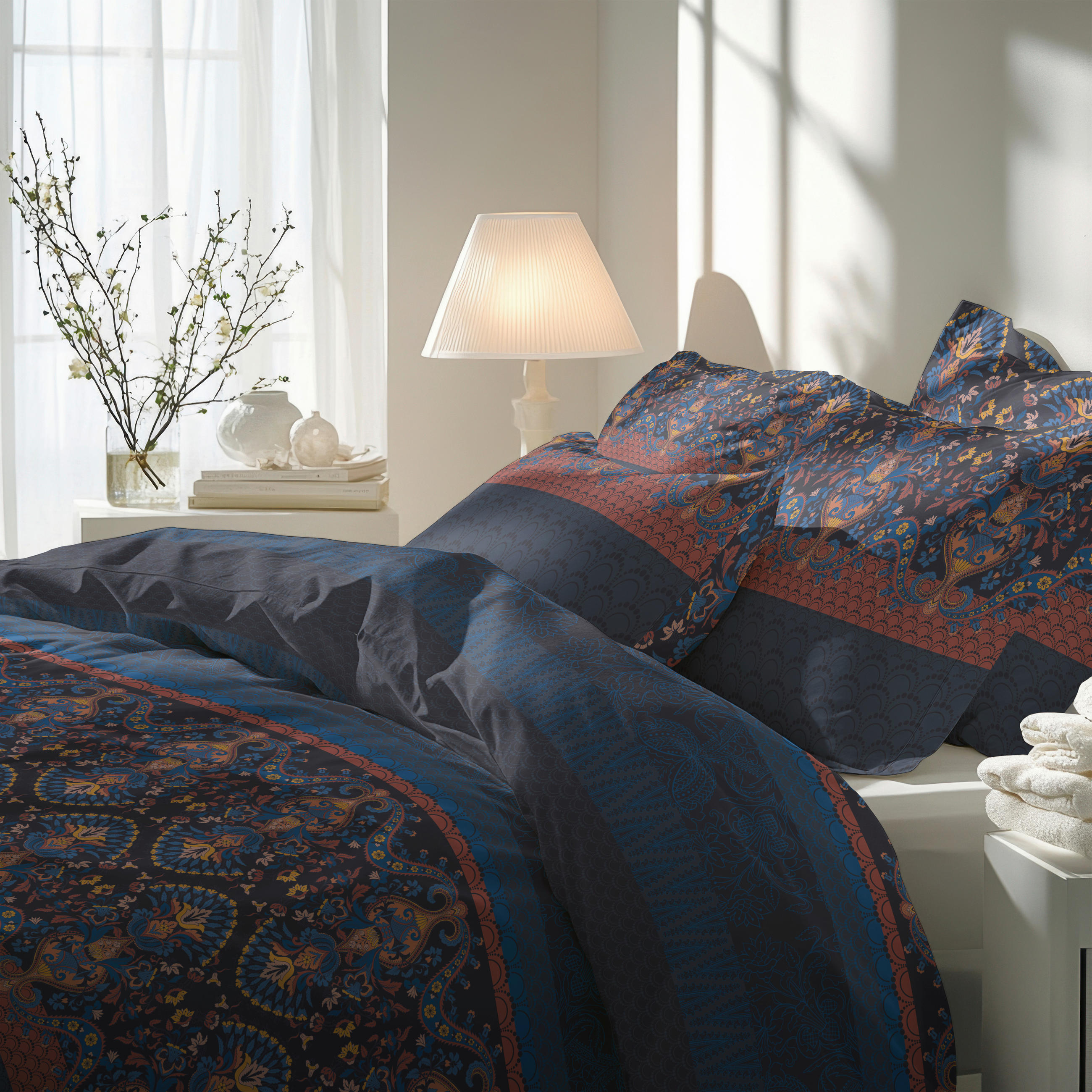 BETTWÄSCHE Flanell 140/200 cm  - Dunkelblau, Design, Textil (140/200cm) - Florella