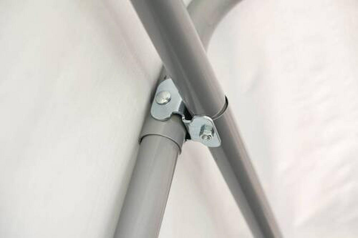 ZELTGARAGE 300/240/610 cm  - Grau, Basics, Kunststoff (300/240/610cm) - Ambia Garden