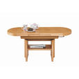 COUCHTISCH Buche furniert 125-166/71/56-75 cm oval Buchefarben  - Buchefarben, KONVENTIONELL, Holz (125-166/71/56-75cm) - Venda