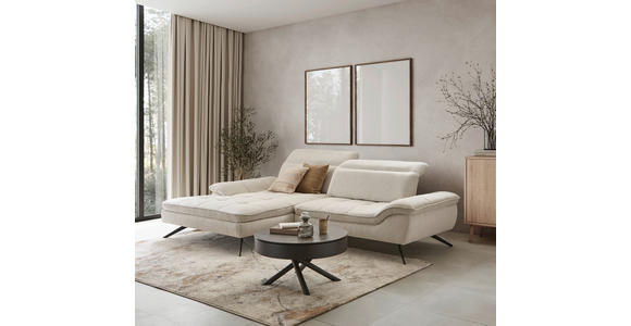 COUCHTISCH ESG 73.5/73,5/42 cm rund Schwarz, Bronzefarben - Schwarz/Bronzefarben, Design, Glas/Keramik (73.5/73,5/42cm) - Novel