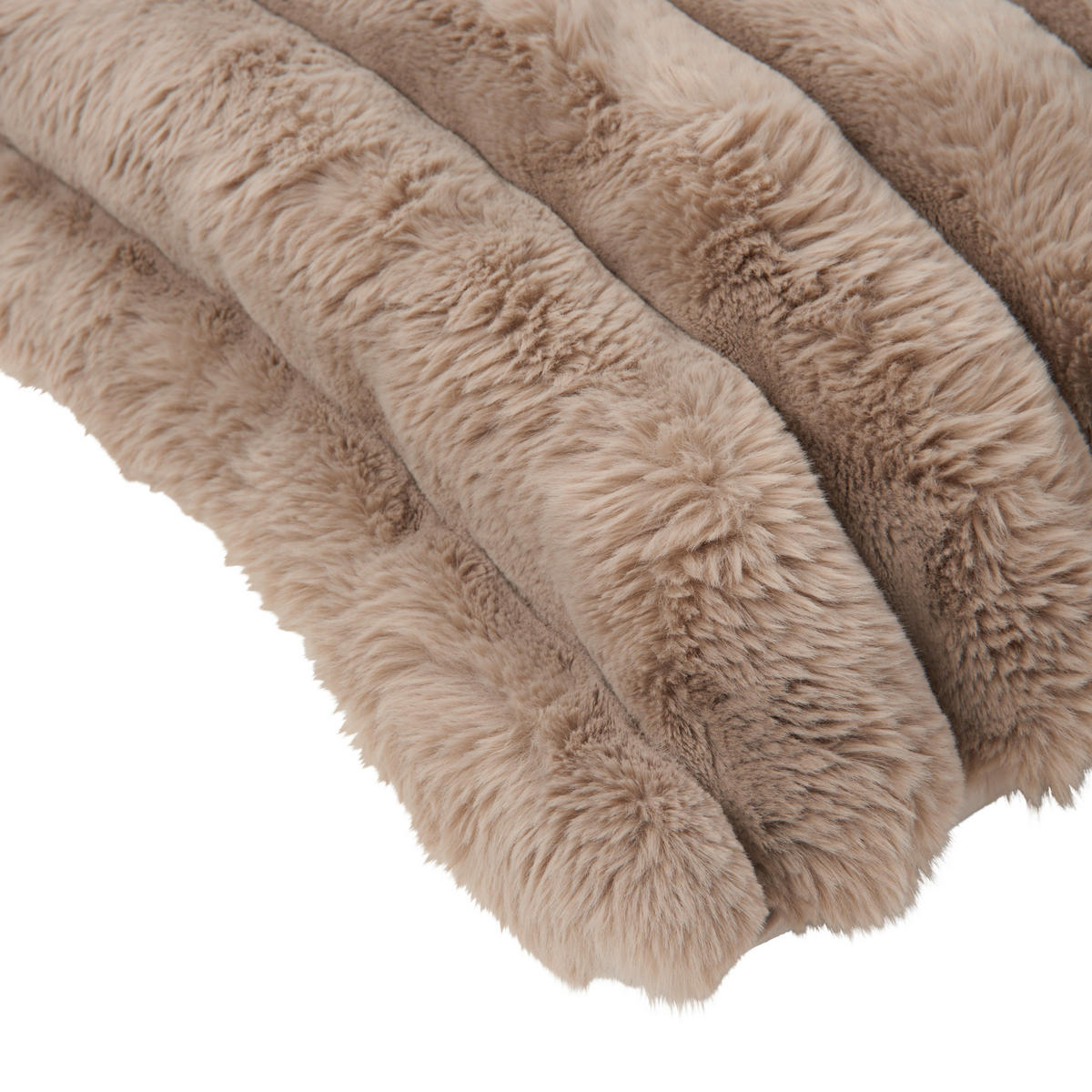 POTAH NA POLŠTÁŘ Z KOŽEŠINY  48/48 cm - textil (48/48cm) - Novel