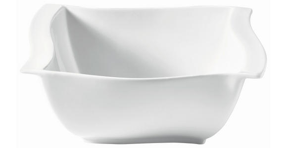 MÜSLISCHALE Swing 14 cm  - Weiß, Basics, Keramik (14cm) - Novel