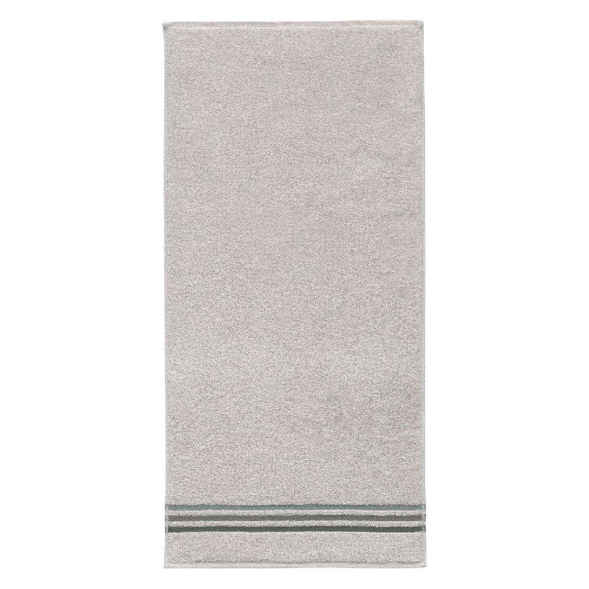 DUSCHTUCHSET Hellgrau 2-teilig  - Hellgrau, Basics, Textil (70/140cm)